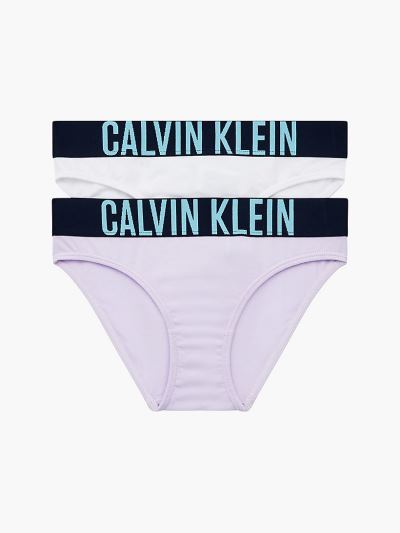 Calvin Klein Ruhák HU524653 | Calvin Klein Modern Cotton Lány Bikini Alsó Fehér / Levendula